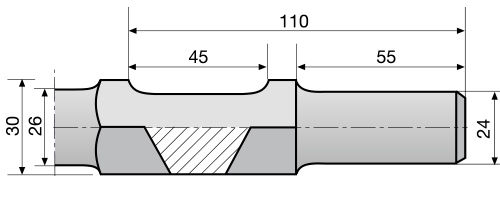 30mm HEX chisels